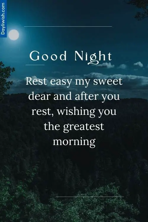 Good Night Wishes for Lover