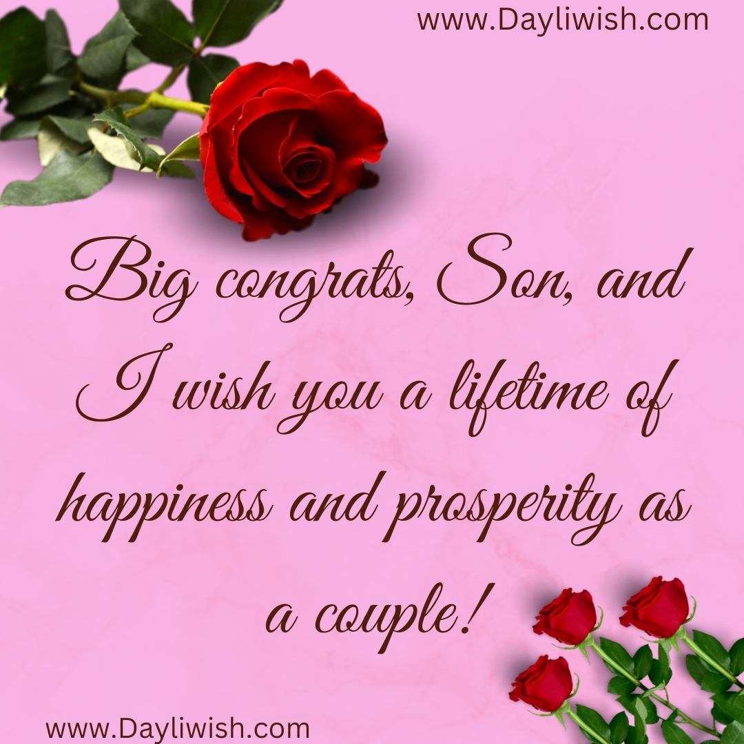 Happy Wedding Wishes For Son