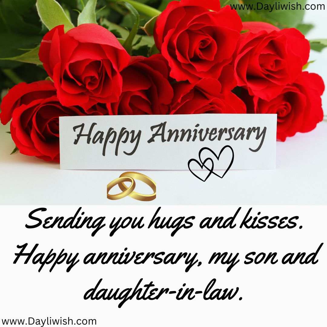 Happy Wedding Anniversary Wishes For Son