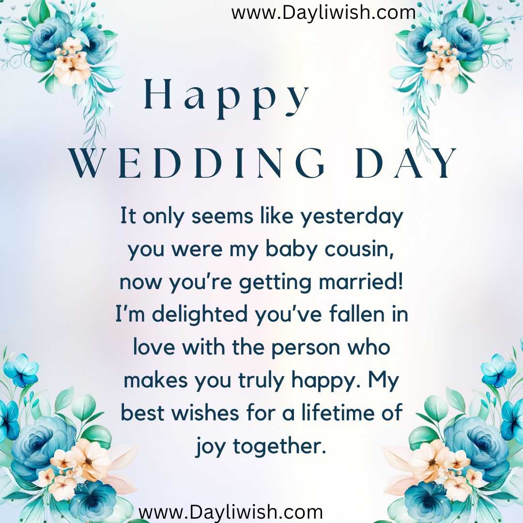 Wedding Wishes For Cousin