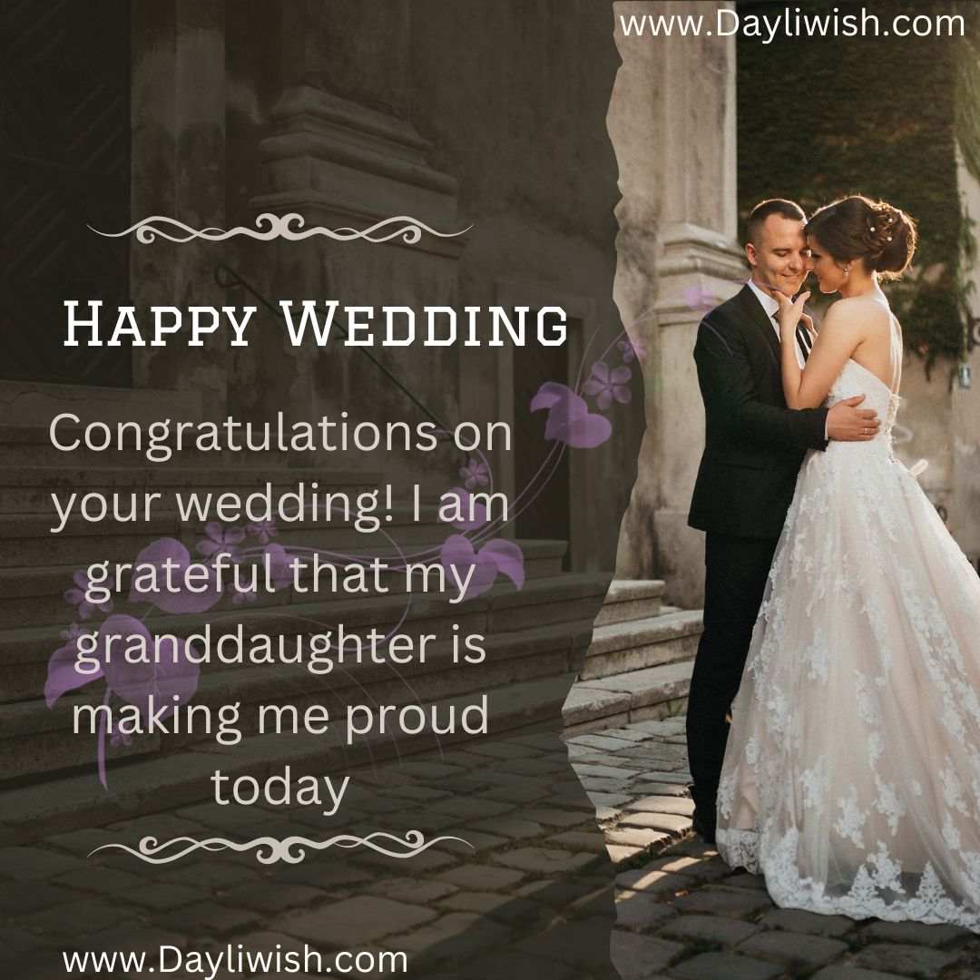 Wedding Wishes For Grand Daughter