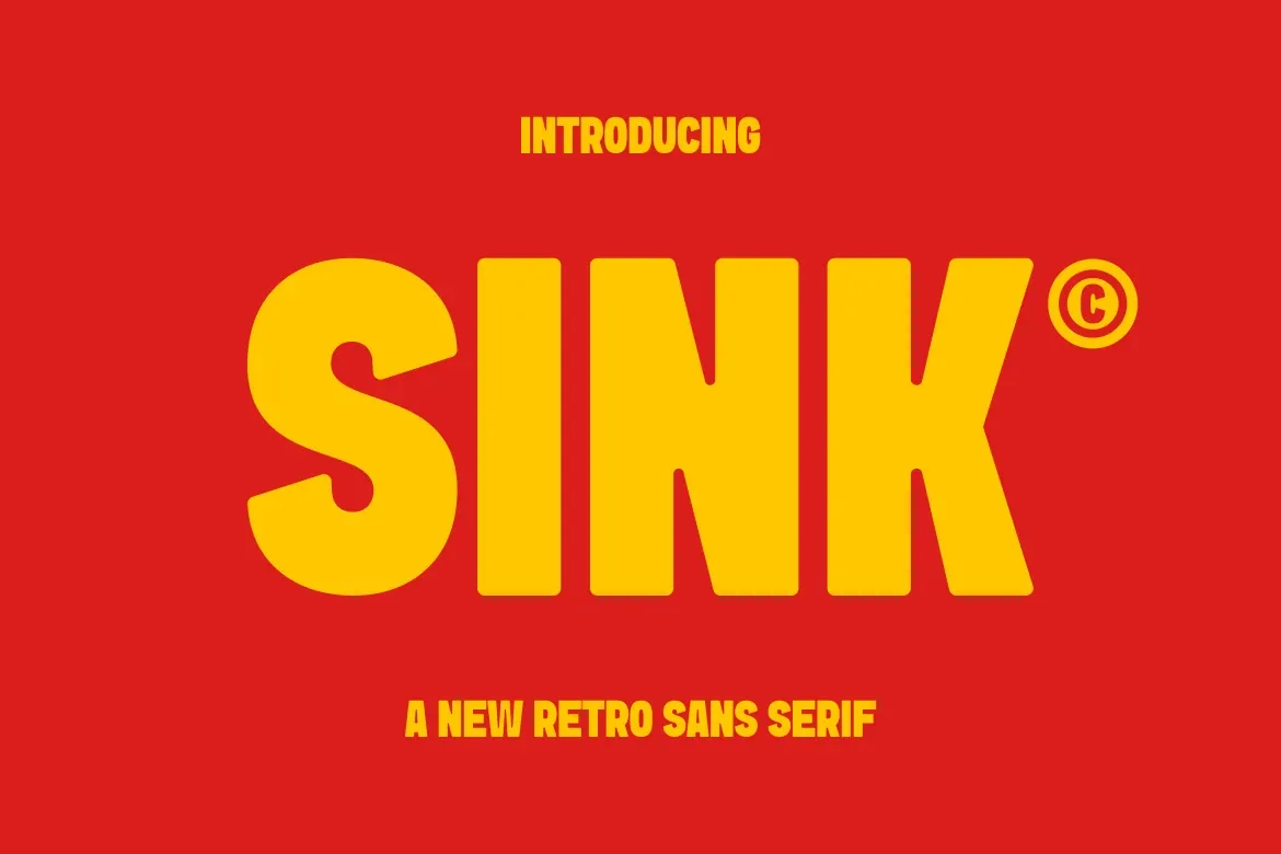 Sink - Retro Sans Serif preview