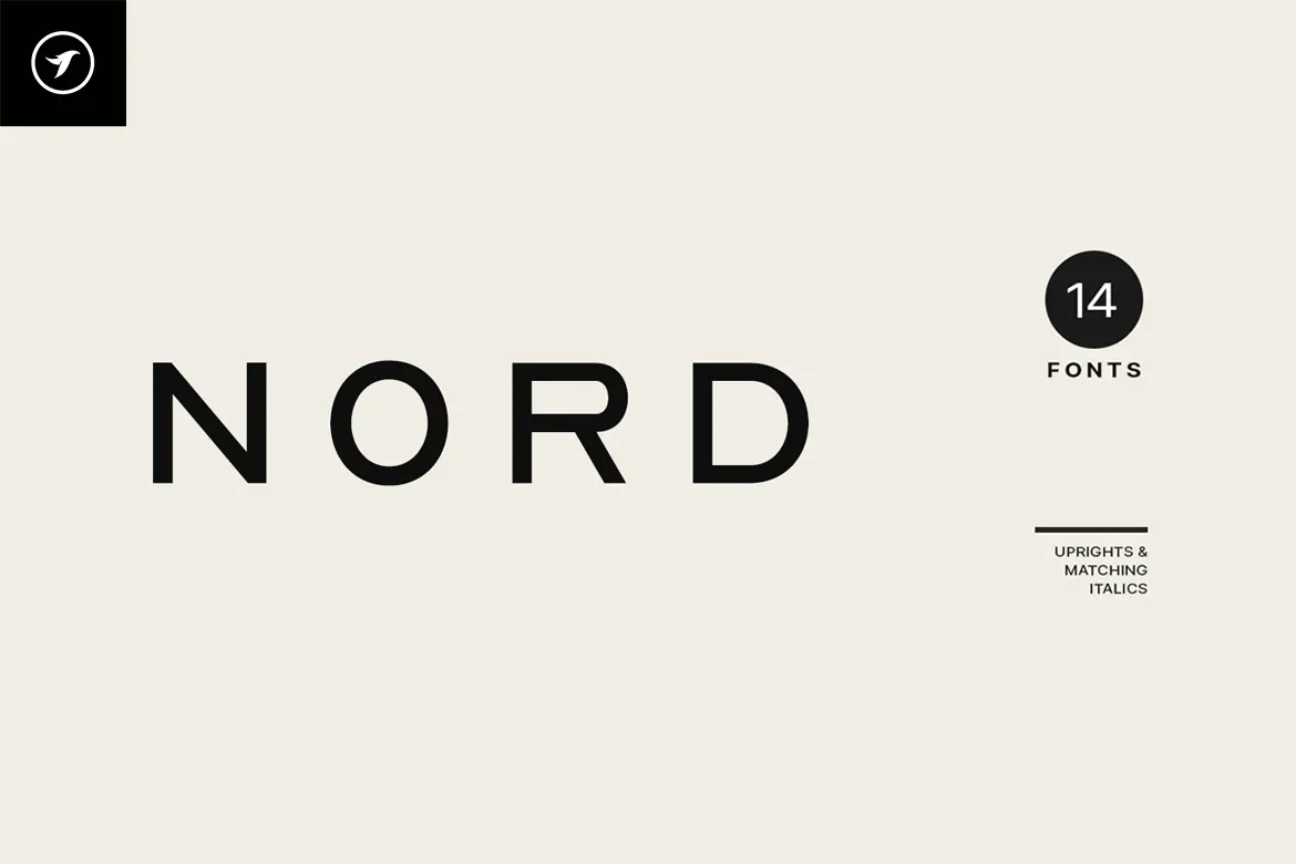 NORD - Minimal Display / Headline / Logo Typeface preview
