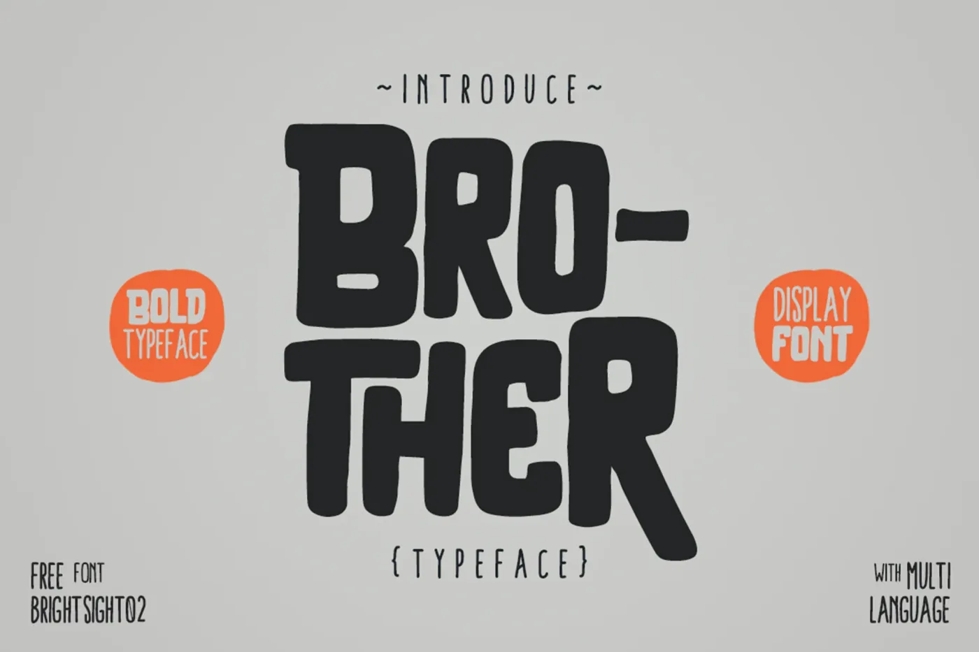 Brother Typeface preview