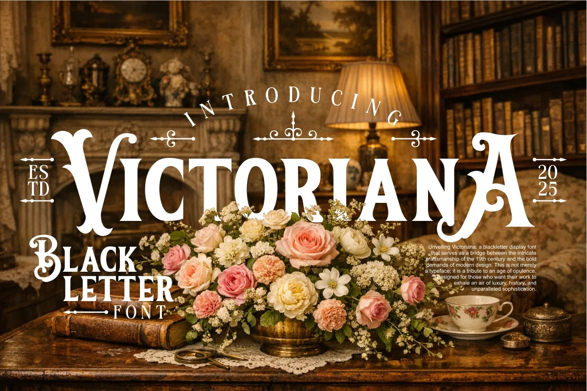 Victoriana Font preview