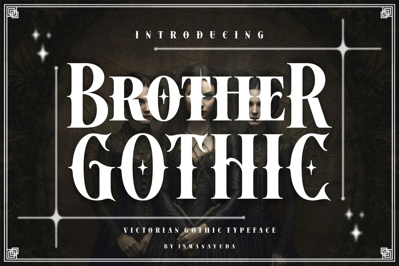 Brother Gothic Font preview