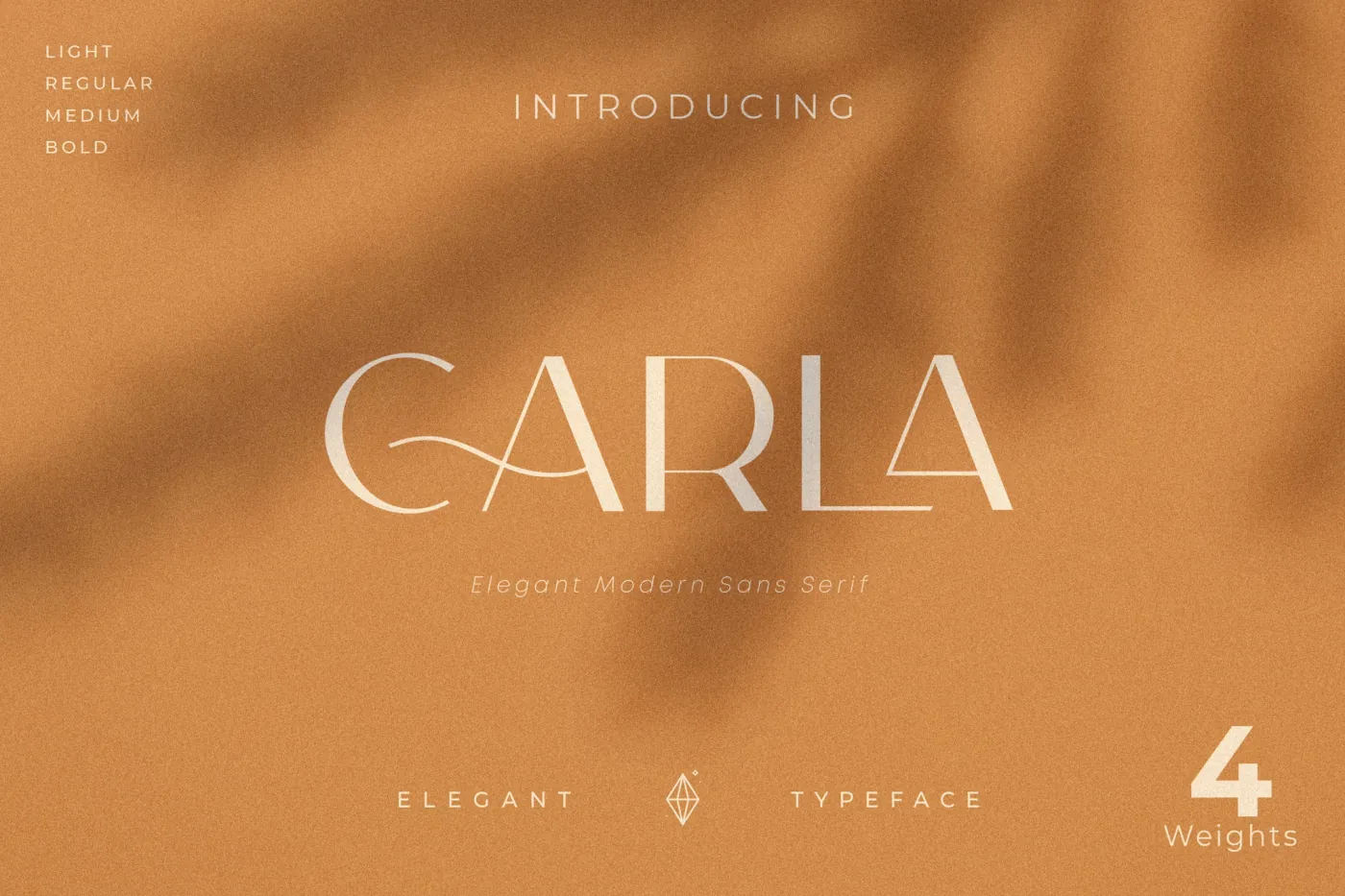 Carla Sans - Elegant Typeface preview