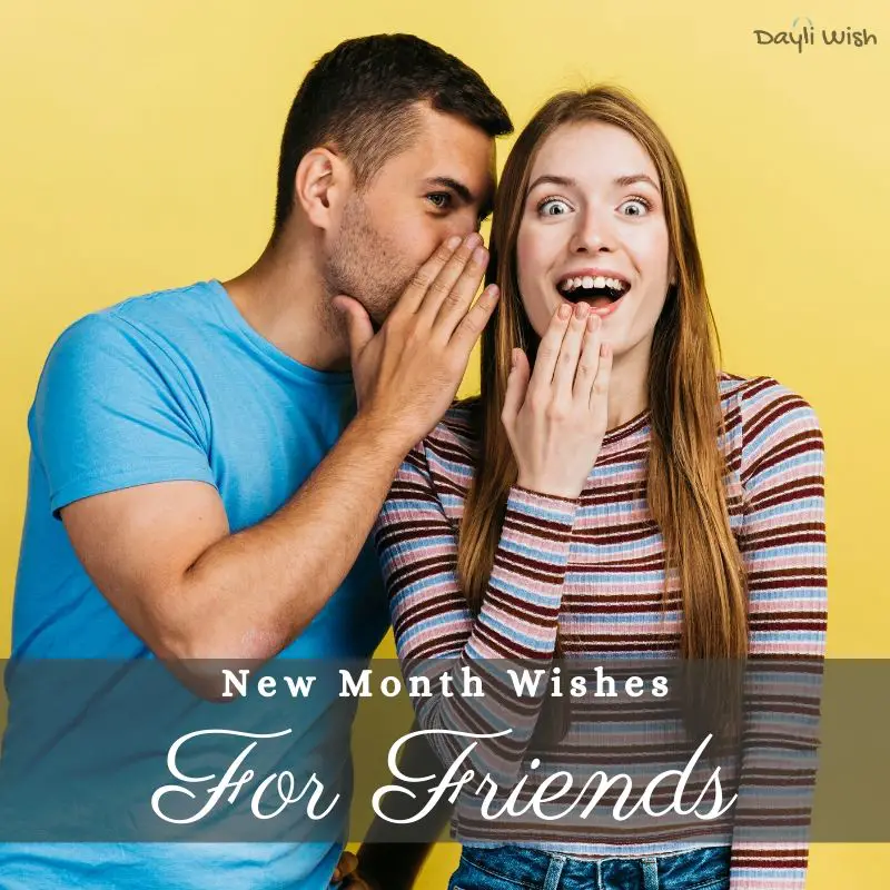 New month wishes for friends