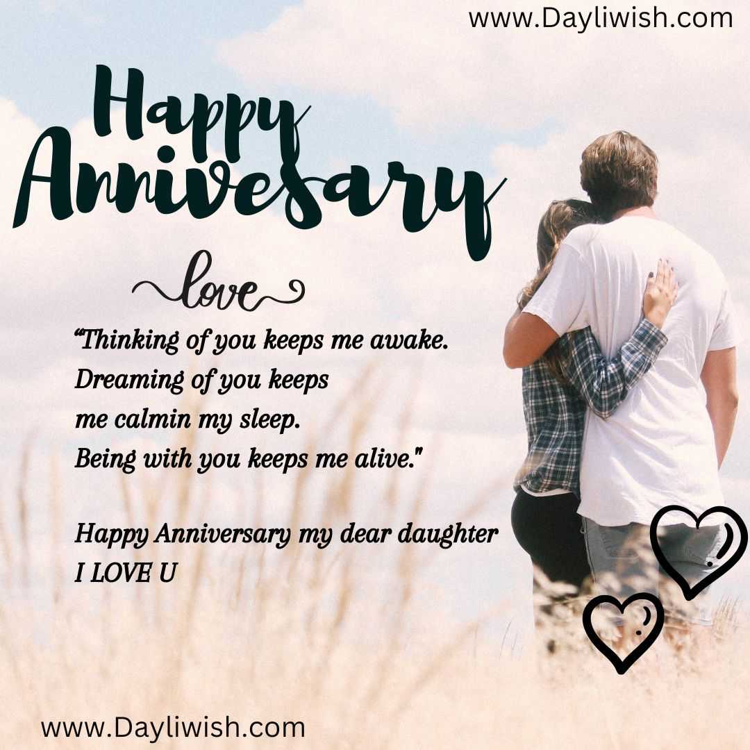 [Oct 2023] Happy Wedding Anniversary Wishes For Daughter