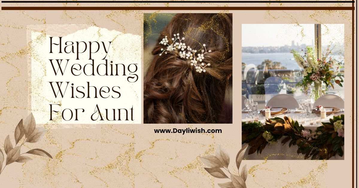 Happy Wedding Wishes For Aunt