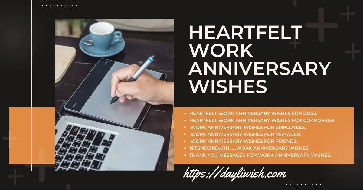Heartfelt Work Anniversary Wishes